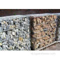 Wire Mesh Welded Galvanized Gabion Baskets Mempertahankan Dinding